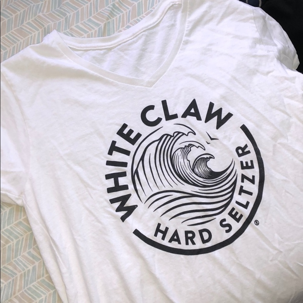 White Claw hard seltzer t-shirt